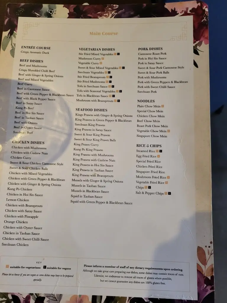 Menu_Pearl River Restaurant_King's Lynn_imagen_3