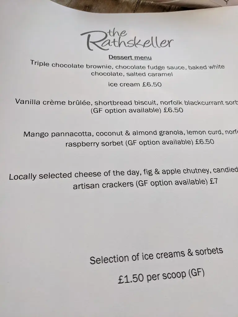 Menu_The Rathskeller_King's Lynn_image_1
