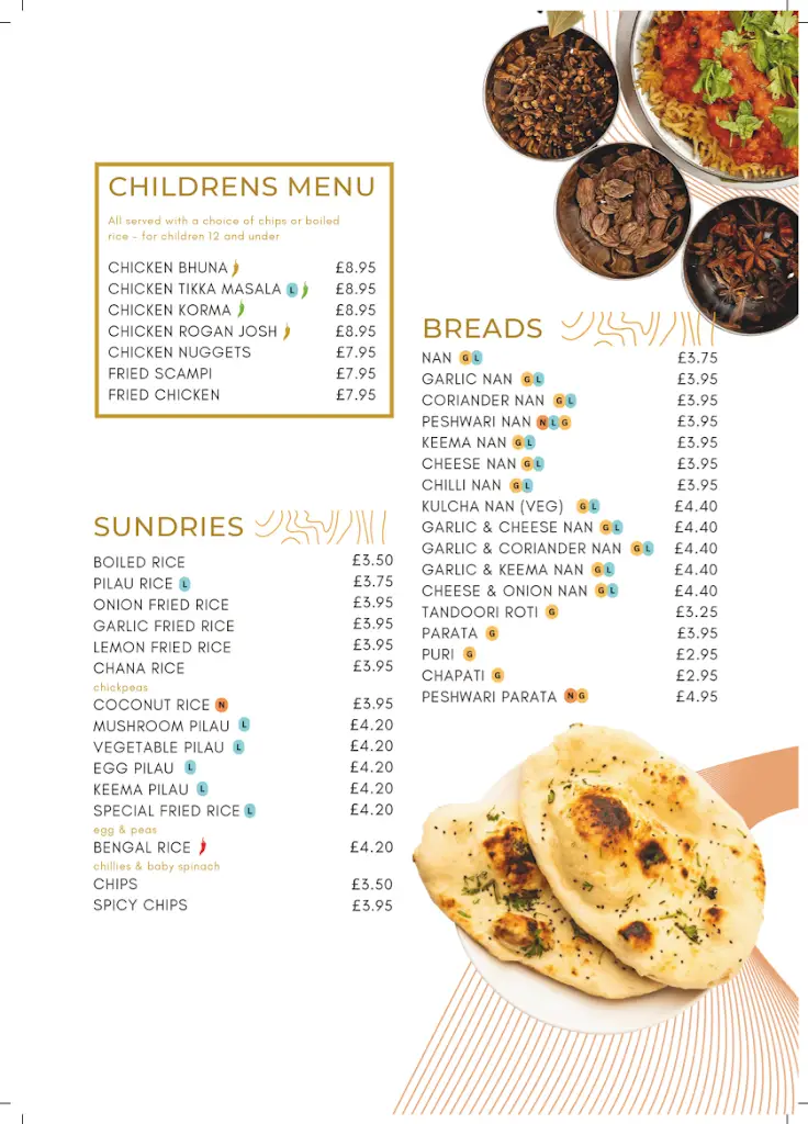 Menu_Bombay Bistro_Kendal_immagine_1