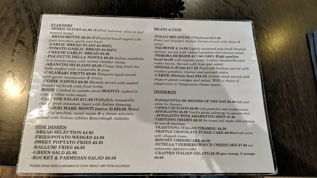 Menu_Ristorante La Nonna_Kendal_image_1