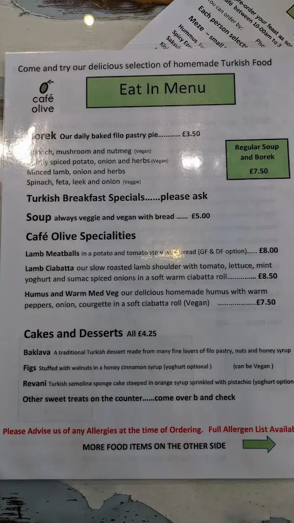 Menu_Cafe Olive Kendal_Kendal_image_1