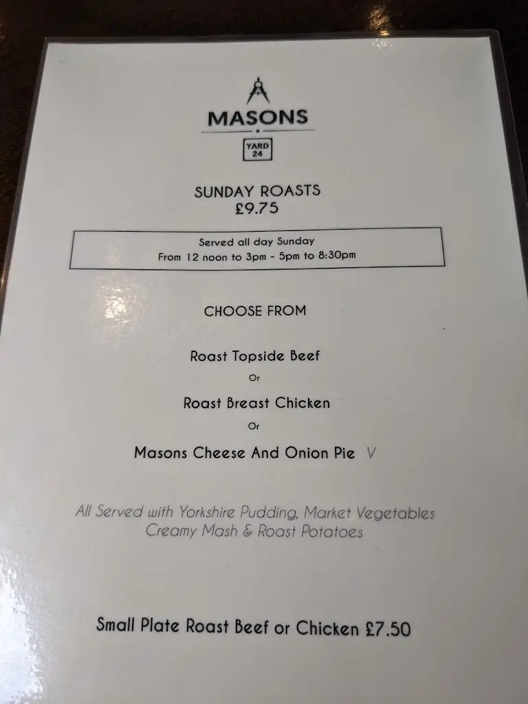 Menu_Masons Yard 24_Kendal_image_1