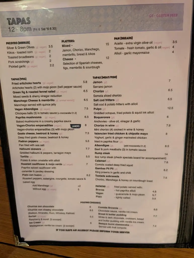 Menu_98 Highgate_Kendal_image_1