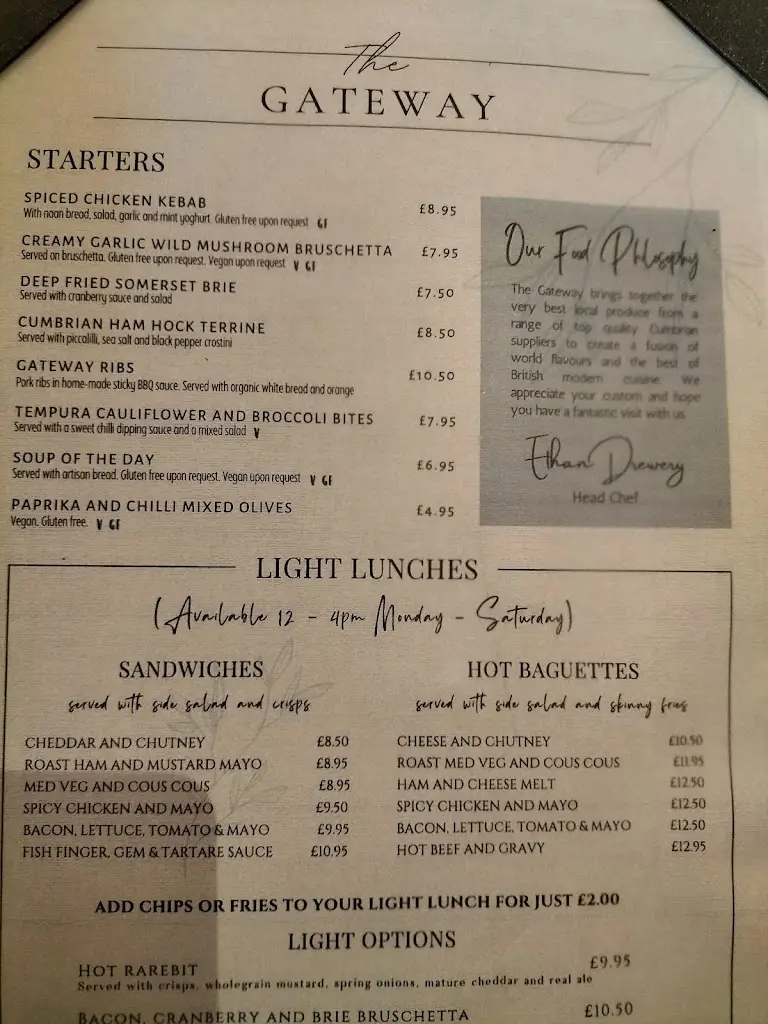 Menu_The Gateway Inn_Kendal_image_1