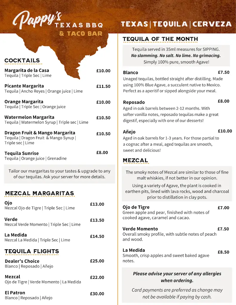 Menu_Pappy's Texas BBQ Kendal, Cumbria_Kendal_image_3