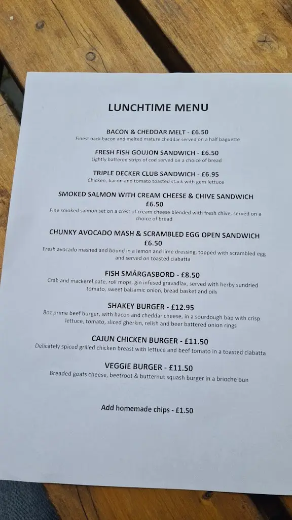 Menu_The Shakespeare Inn _Kendal_image_3