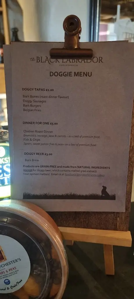 Menu_The Black Labrador_Kendal_image_1