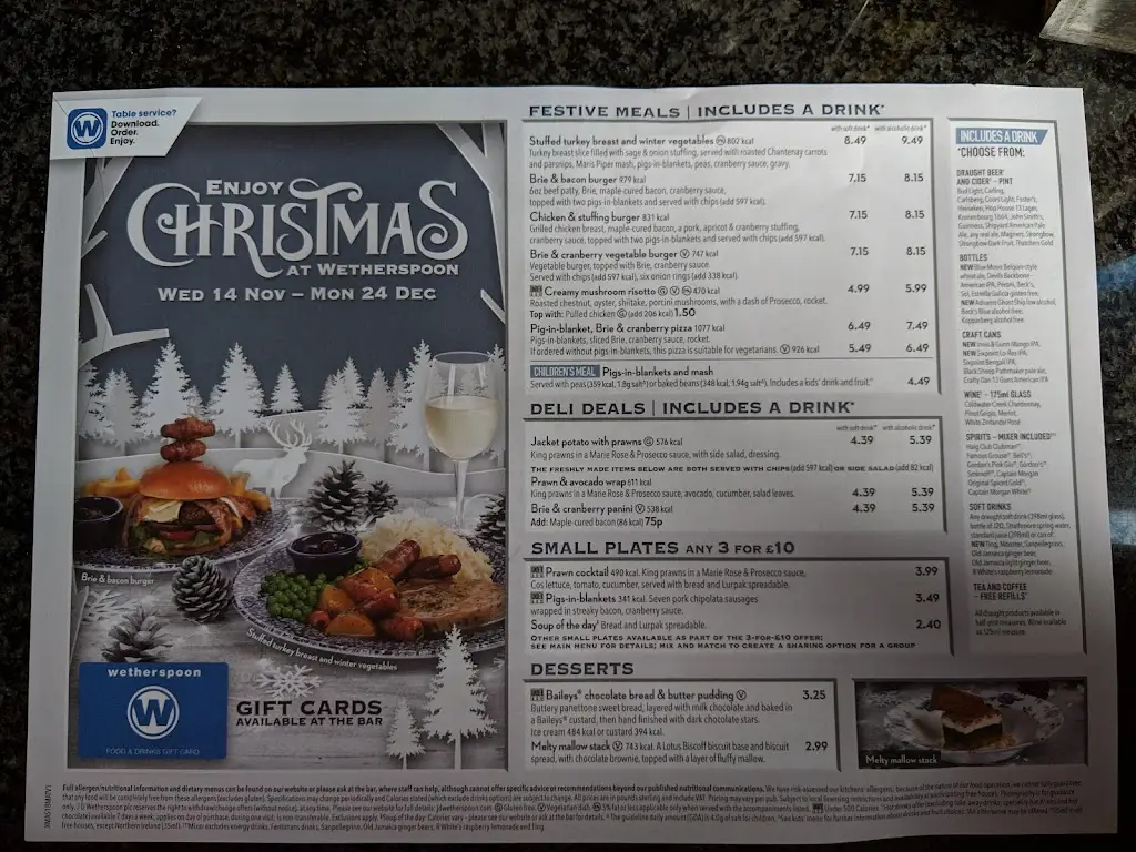 Menu_The Miles Thompson_Kendal_image_4