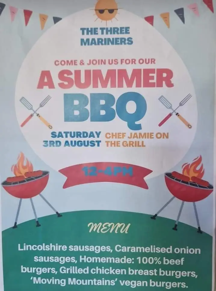 Menu_The Three Mariners_Bagshot_immagine_1