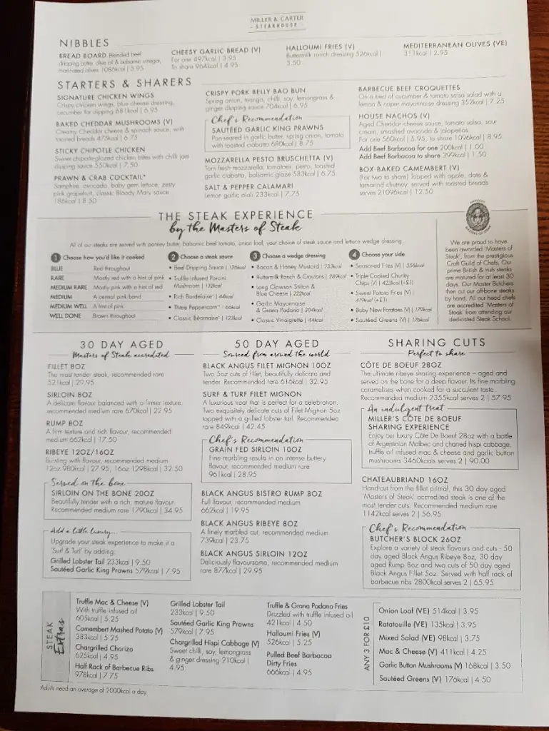 Menu_Miller & Carter Talke_Kidsgrove_imagen_3