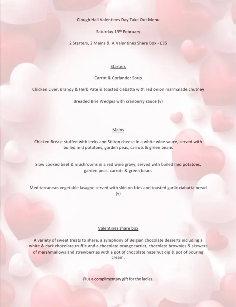 Menu_The Clough Hall_Kidsgrove_immagine_3