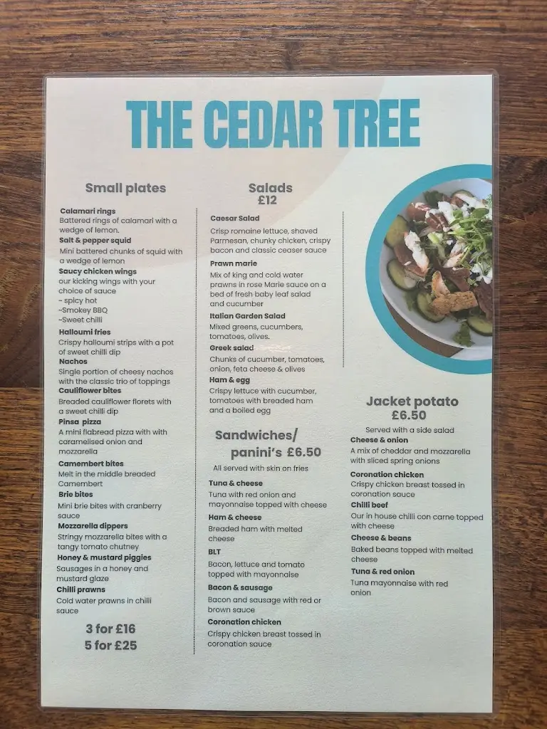 Menu_The Cedar Tree_Bagshot_image_1