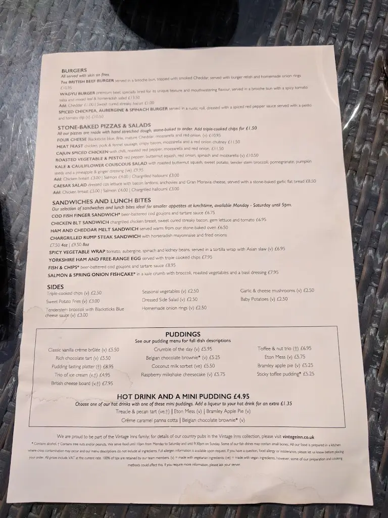 Menu_The Turnpike_Kidlington_image_4