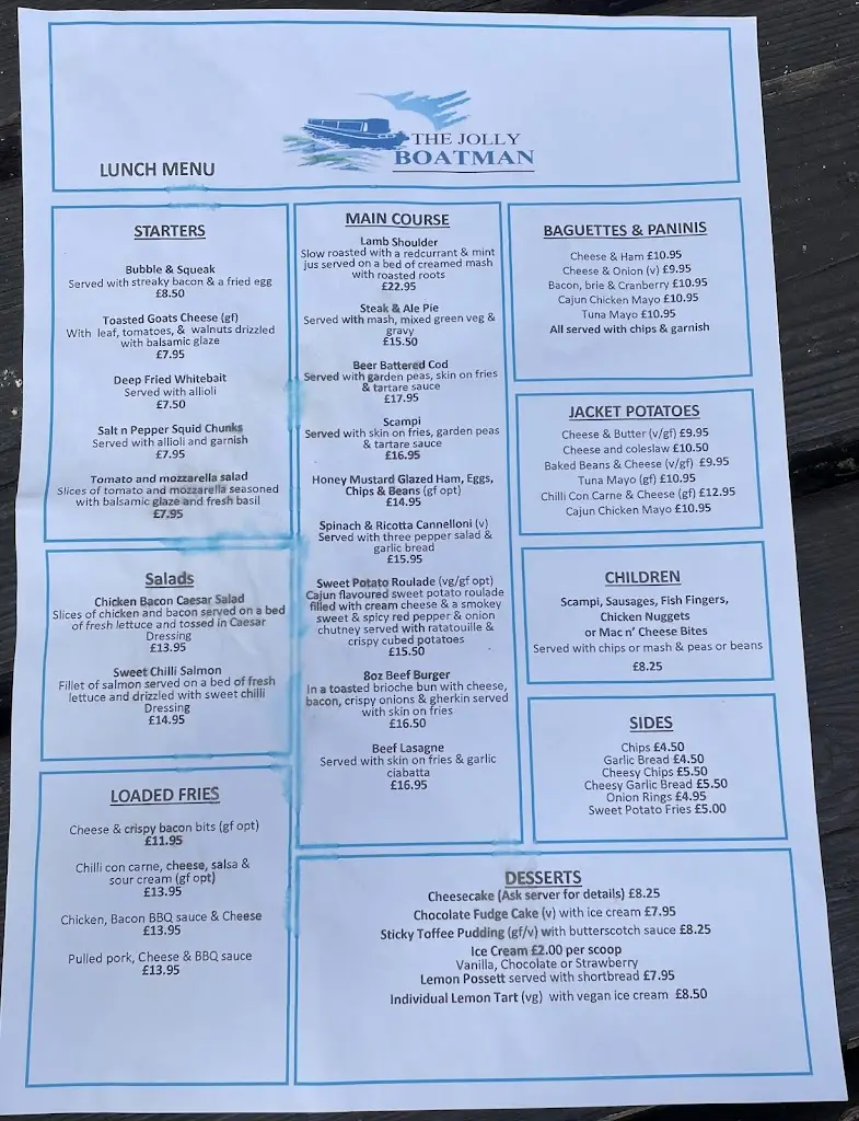 Menu_The Jolly Boatman_Kidlington_image_1