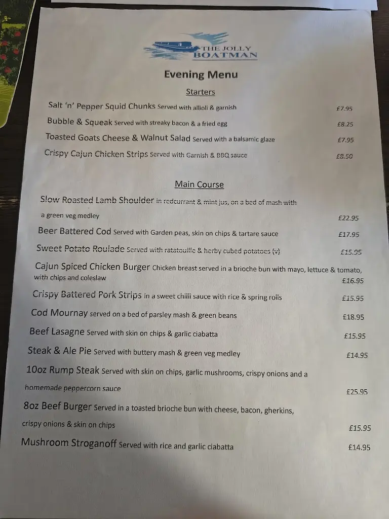 Menu_The Jolly Boatman_Kidlington_image_2