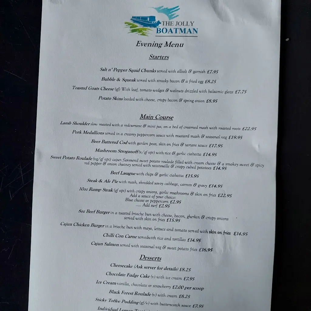 Menu_The Jolly Boatman_Kidlington_image_4