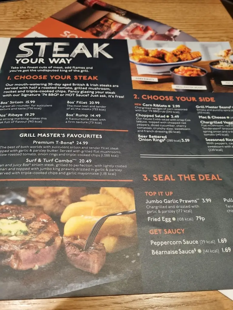 Menu_Beefeater Oxford Kidlington_Kidlington_immagine_2