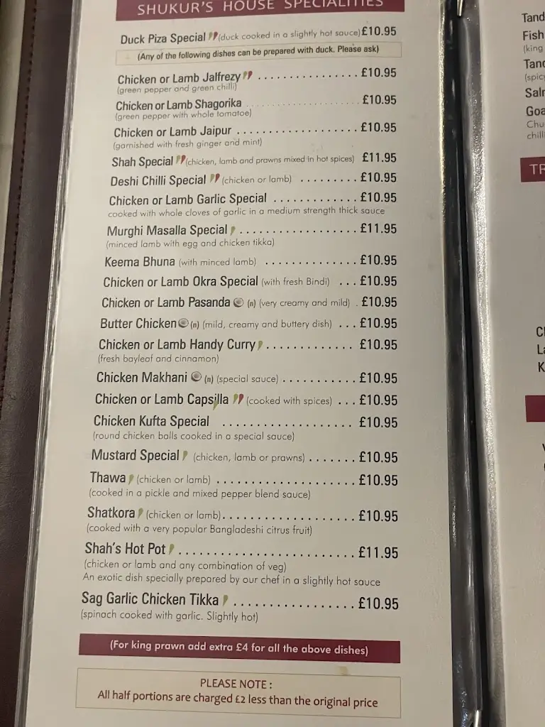 Menu_Shukurs Brasserie_Kineton_image_3