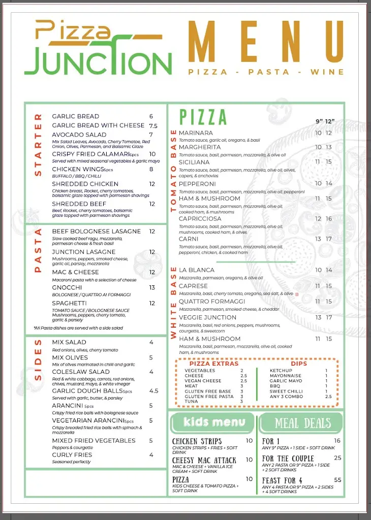 Menu_Kineton Pizza Junction_Kineton_image_2