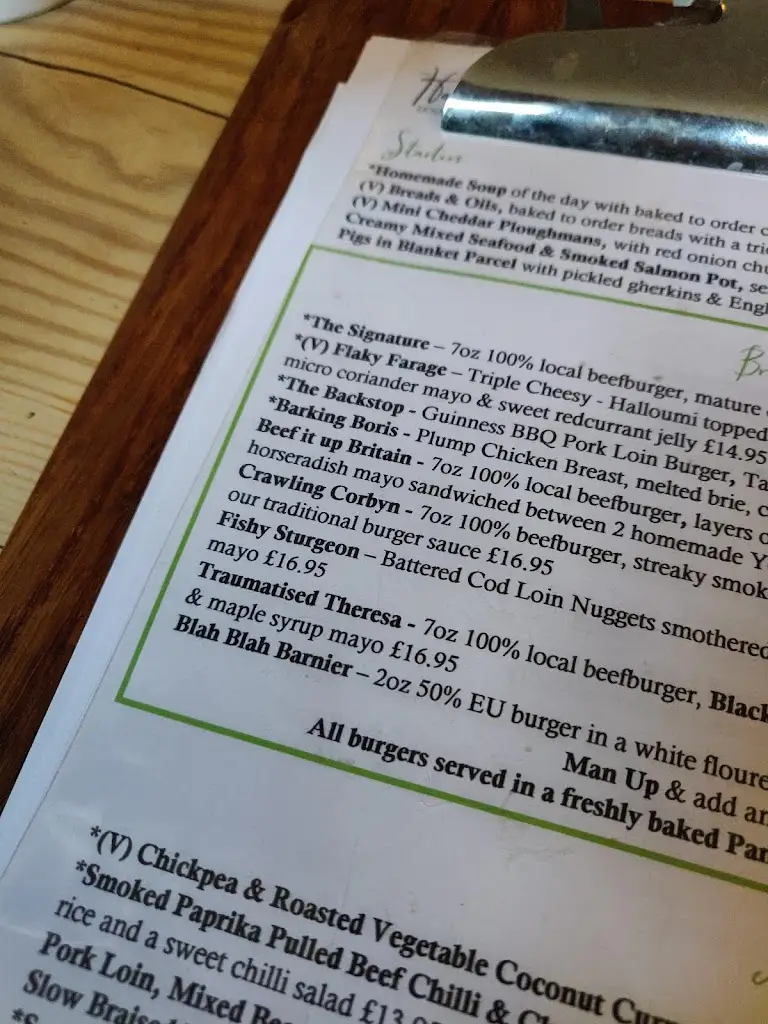 Menu_The Halfway at Kineton_Kineton_image_2