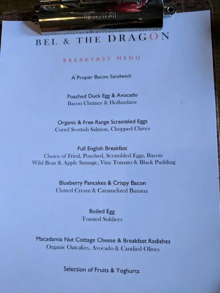 Menu_Bel & The Dragon - Kingsclere_Kingsclere_image_2