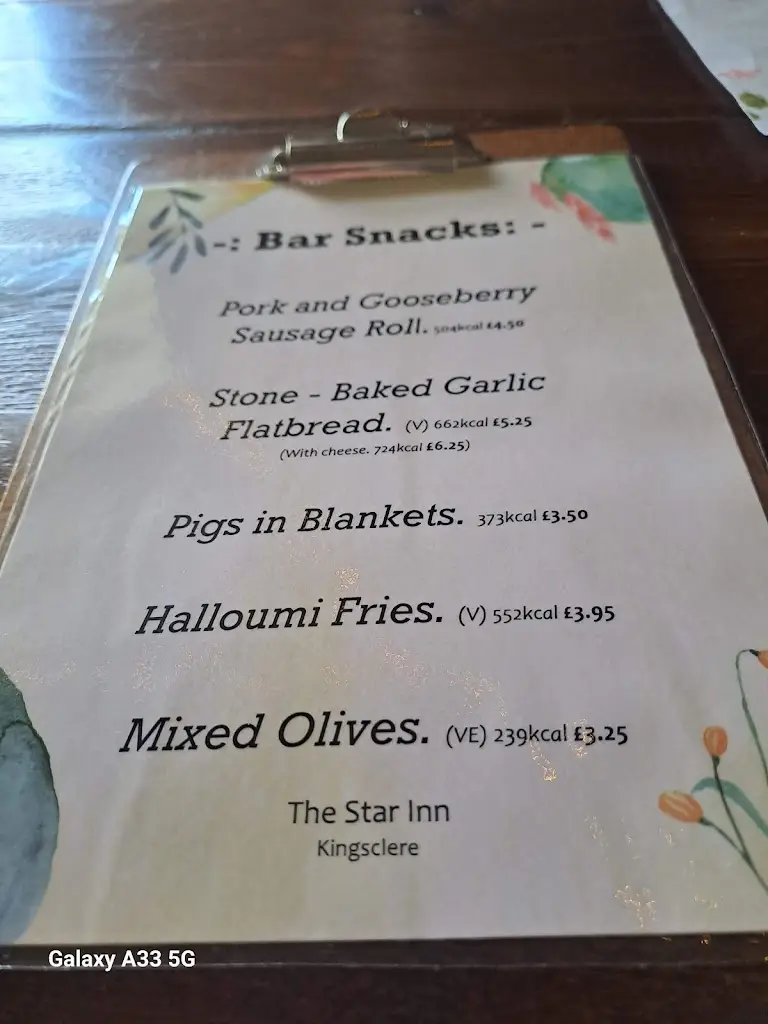 Menu_The Star Inn_Kingsclere_image_4