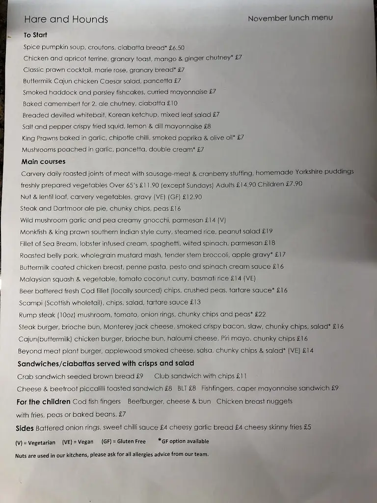 Menu_The Hare & Hounds_Kingskerswell_image_2