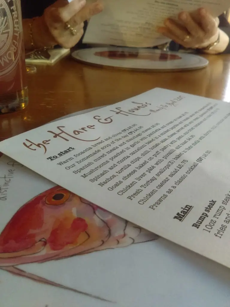 Menu_The Hare & Hounds_Kingskerswell_image_3