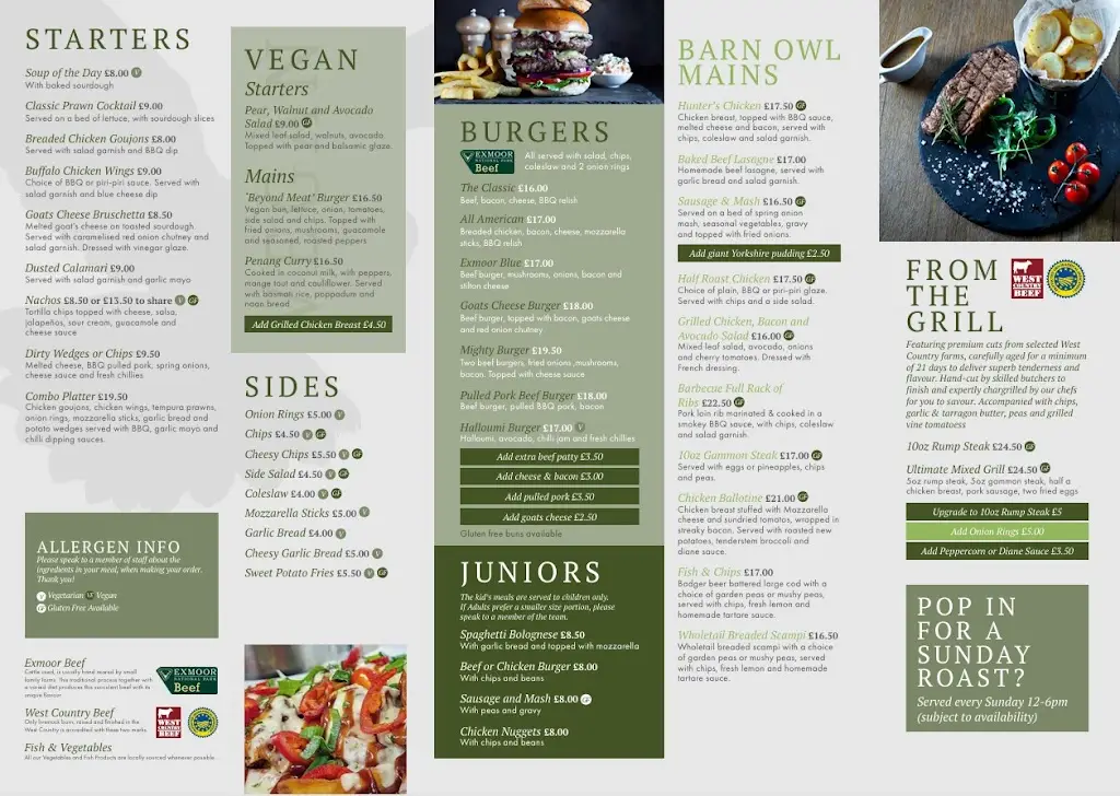 The Barn Owl restaurant in Kingskerswell