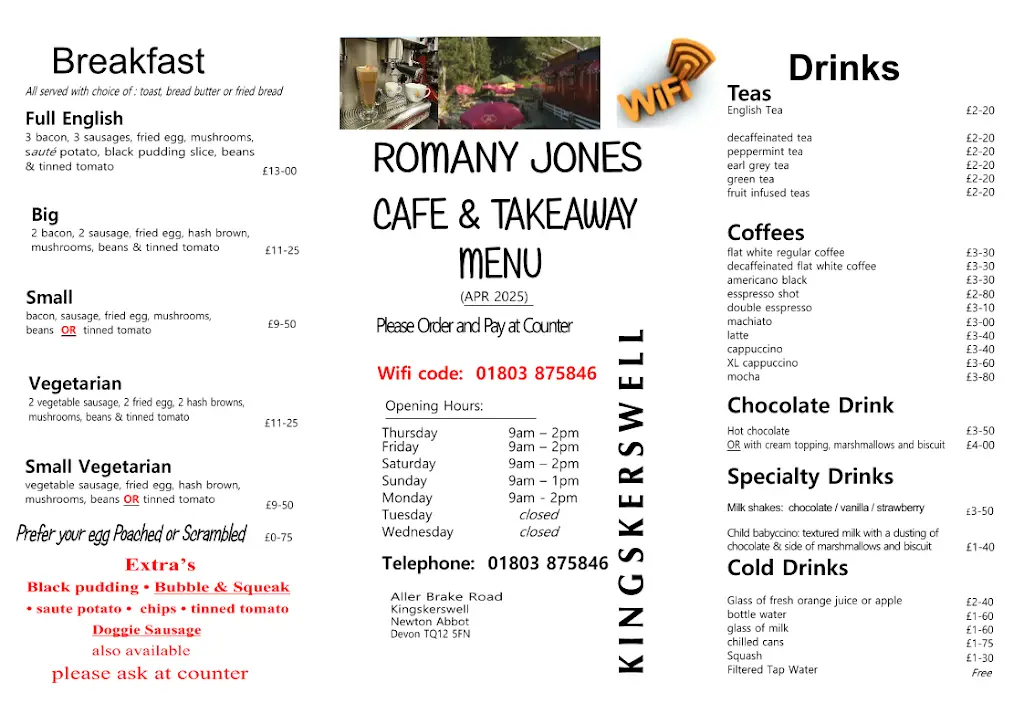 Romany Jones Cafe & Takeaway_Kingskerswell_menu_image_1