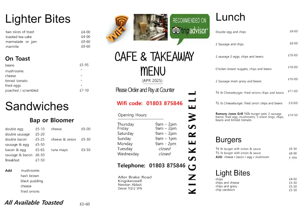 Menu_Romany Jones Cafe & Takeaway_Kingskerswell_image_2