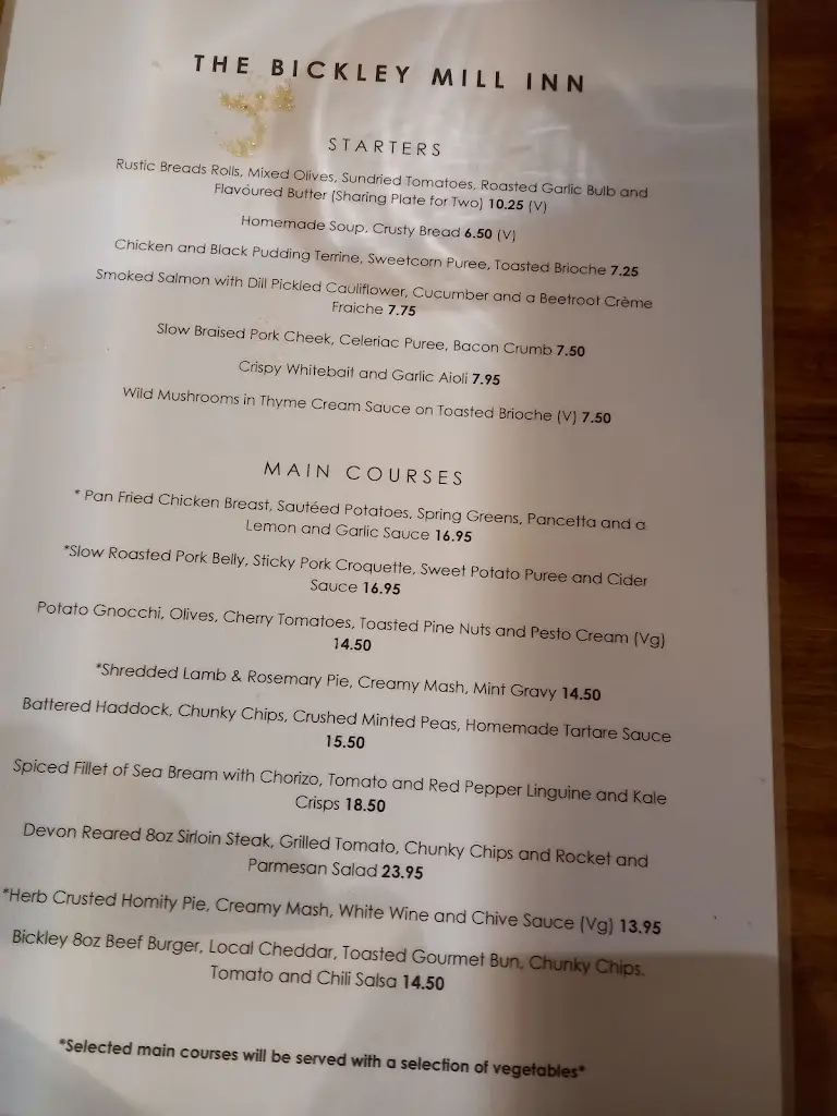 Menu_The Bickley Mill Inn_Kingskerswell_image_3