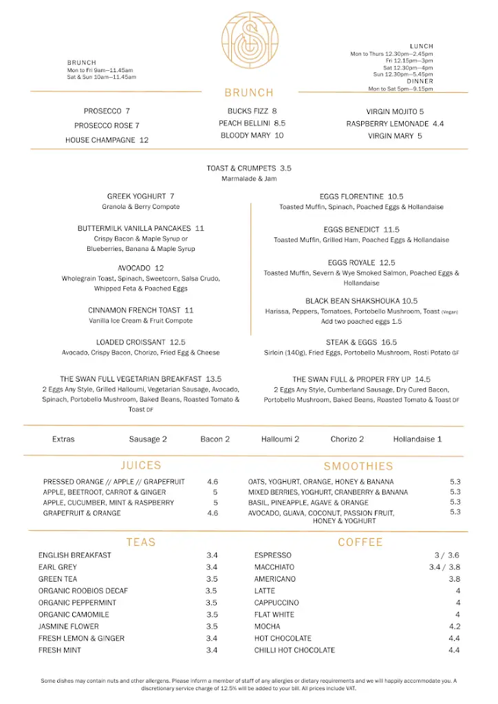 Menu_The Swan_Kings Hill_image_1