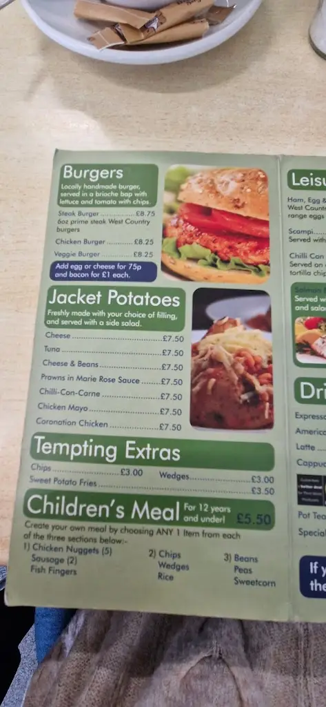 Menu_The Leisure Lounge Cafe_Kingsteignton_image_1