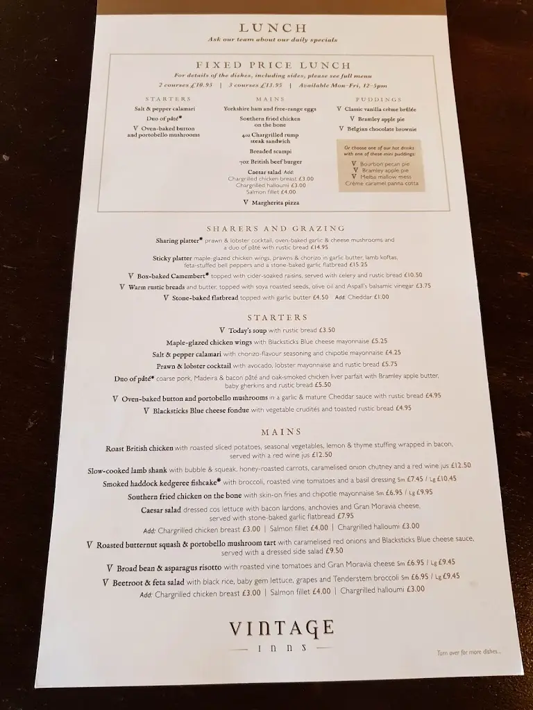 Menu_The Red Cow_Kirby Muxloe_image_2