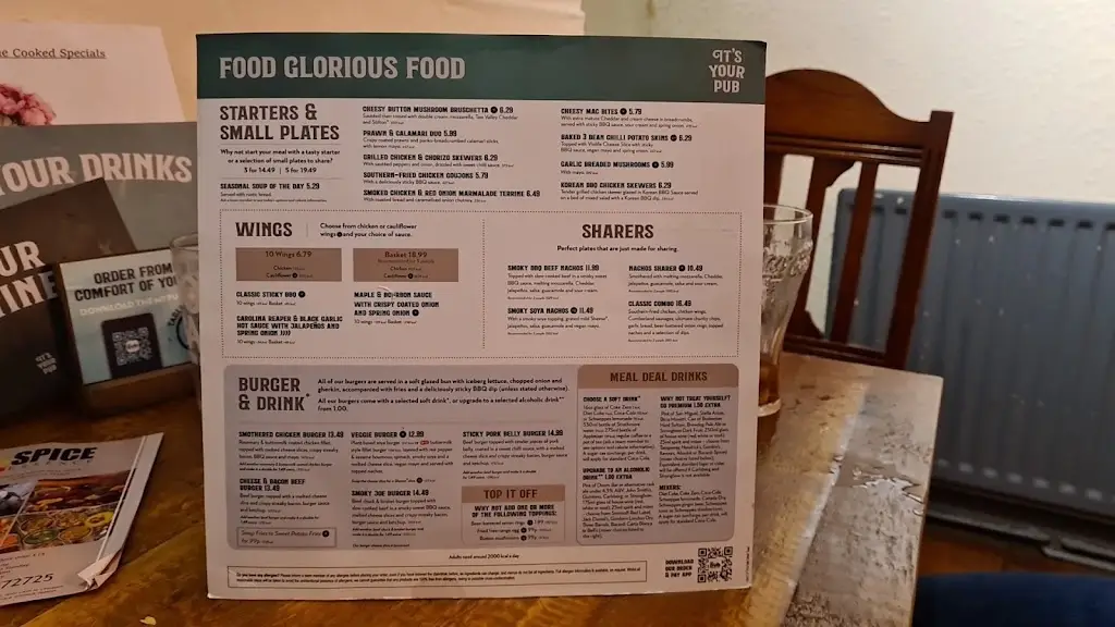 Menu_The Snooty Fox_Kirkby Lonsdale_immagine_4