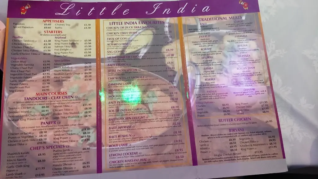 Menu_Little India Frodsham 98 Main Street_Kingsley_immagine_1