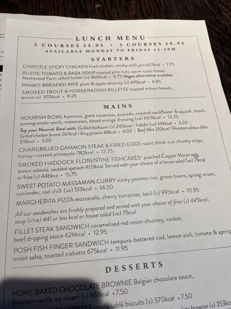 Menu_The Windmill_Bagshot_image_1