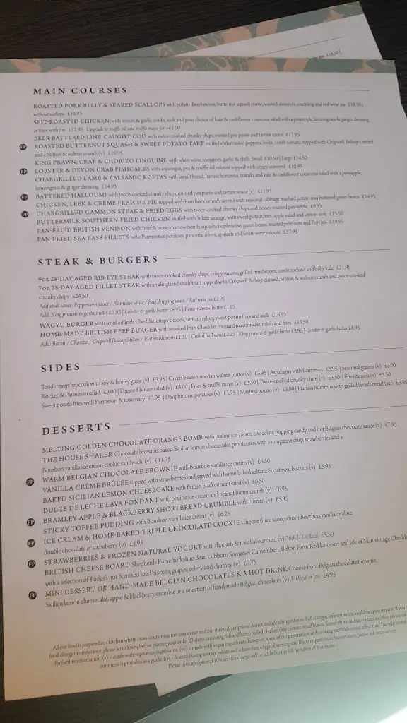 Menu_The Windmill_Bagshot_image_2