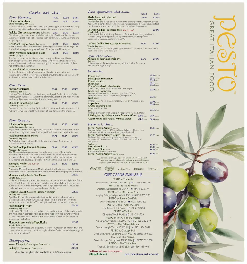 Menu_Pesto at Cabbage Hall_Kingsley_image_1