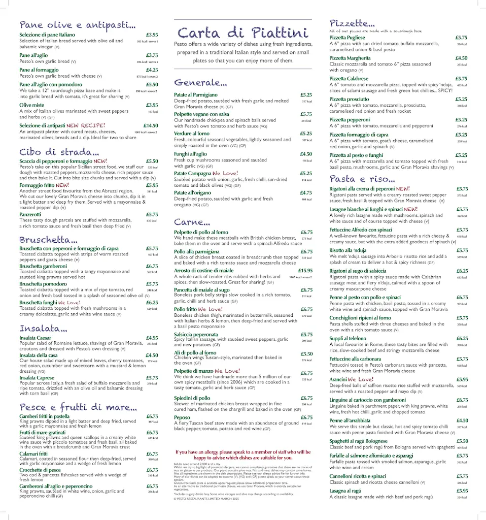 Menu_Pesto at Cabbage Hall_Kingsley_image_4