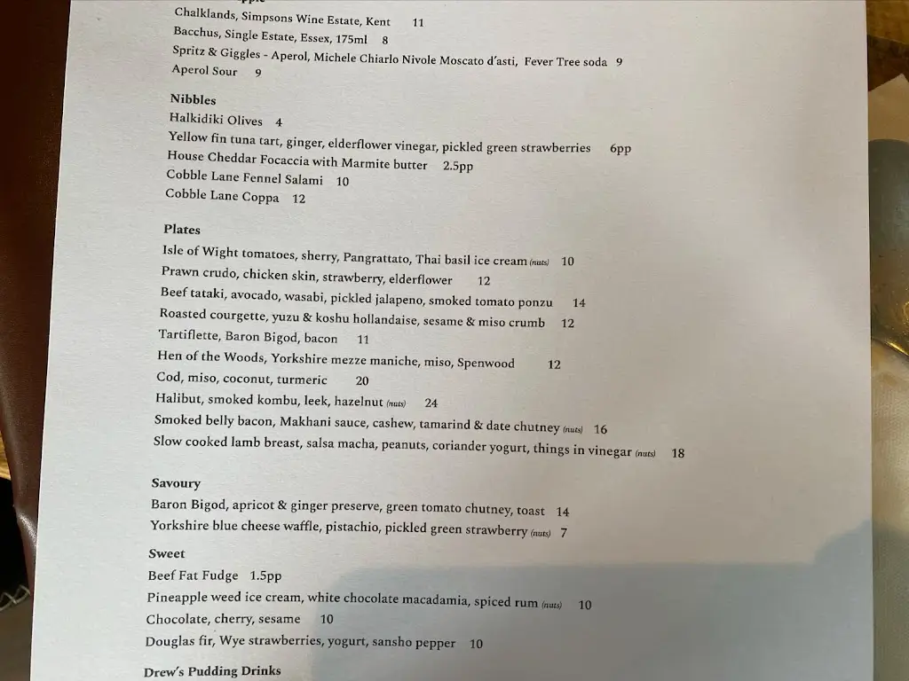 Menu_Norman's Neighbourhood Kitchen_Kirkburton_image_1
