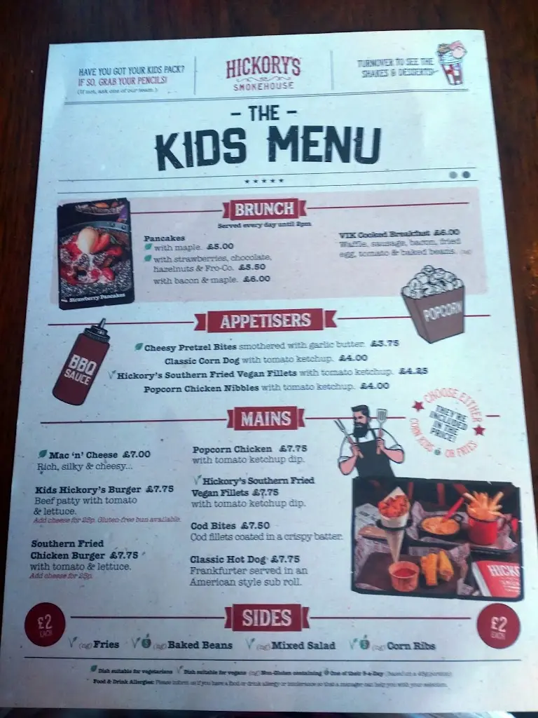 Menü_Hickory's - Wall Heath_Kingswinford_Bild_2