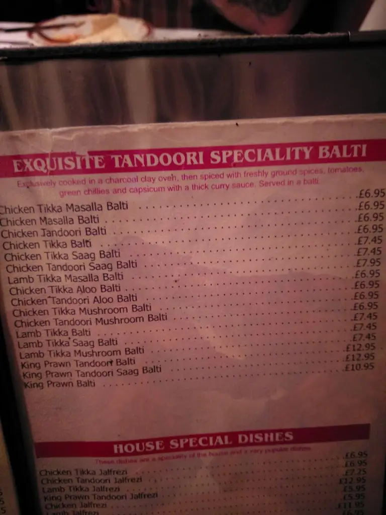 Menu_Robby's Indian Dining_Kingswinford_image_4