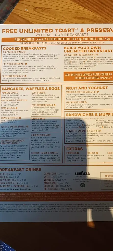 Menu_Harvester Summerhill House Dudley_Kingswinford_image_4