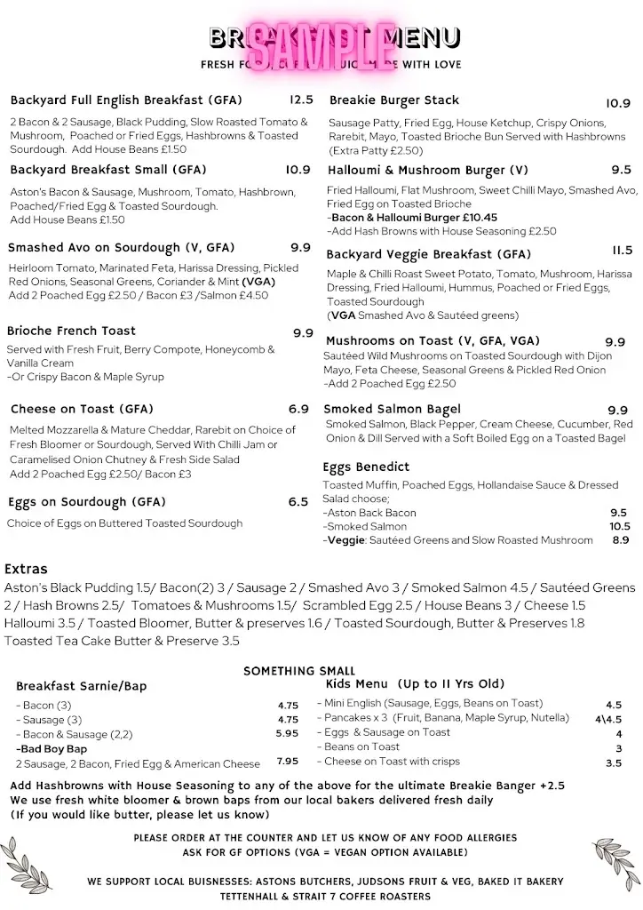 Menu_The Backyard Cafe_Kingswinford_image_1