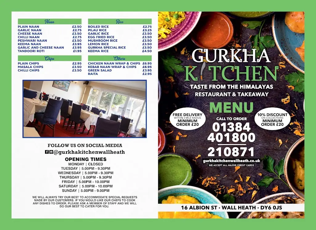 Menu_Gurkha Kitchen_Kingswinford_image_3