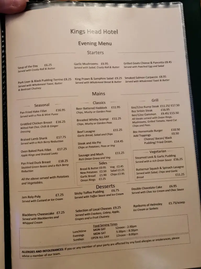 Menu_Black Swan_Kirkbymoorside_image_2