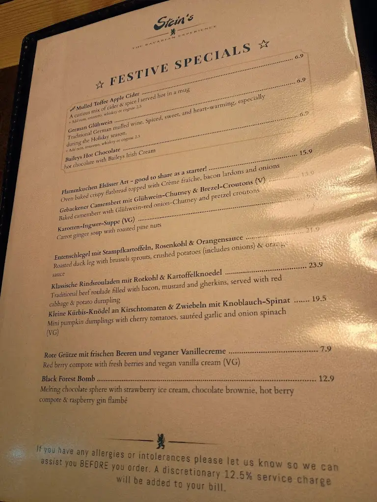 Menu_Stein's Kingston_Kingston upon Thames_image_2