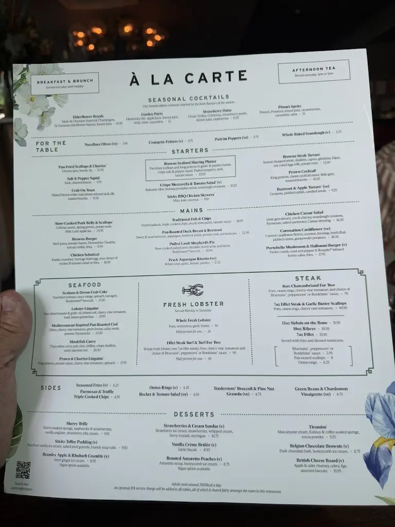 Menu_Browns Kingston_Kingston upon Thames_image_1